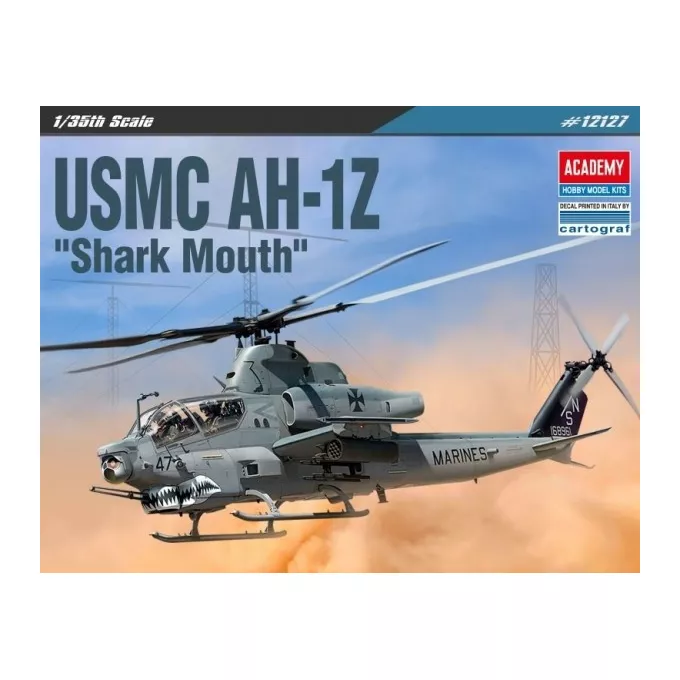 Model plastikowy USMC AH-1Z Shark Mouth