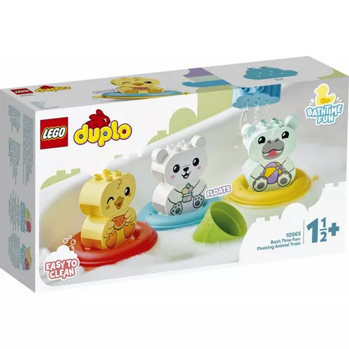 LEGO Klocki DUPLO 10965 Zabawa w kąpieli: pływający pociąg ze zwierzątkami