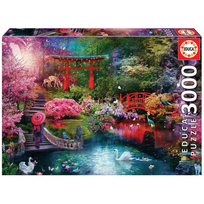 Educa Puzzle 3000 elementów Ogród japoński