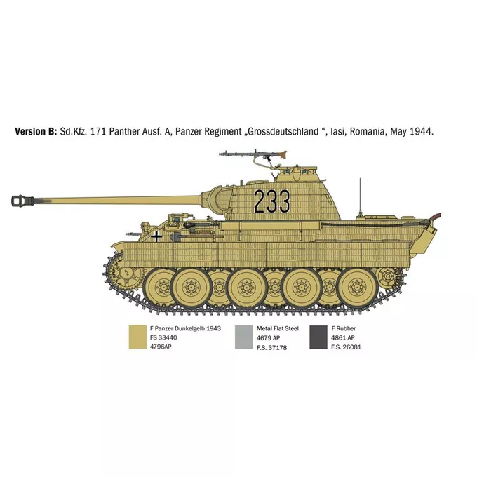 Italeri Model plastikowy Sd.Kfz.171 Panther Ausf. A 1/35