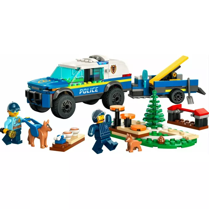 LEGO Klocki City 60369 Szkolenie psów policyjnych w terenie
