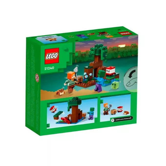 LEGO Klocki Minecraft 21240 Przygoda na mokradłach