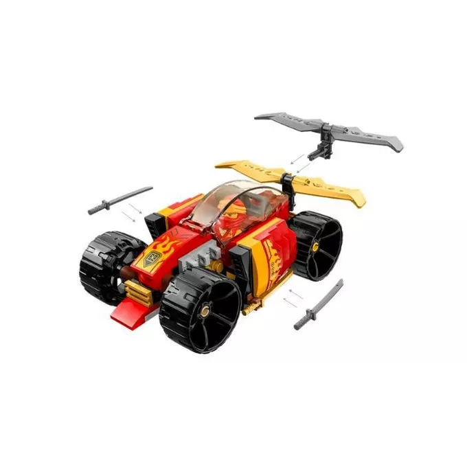 LEGO Klocki Ninjago 71780 Samochód wyścigowy ninja Kaia