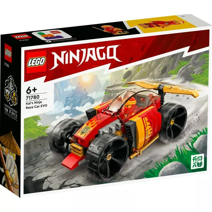 LEGO Klocki Ninjago 71780 Samochód wyścigowy ninja Kaia