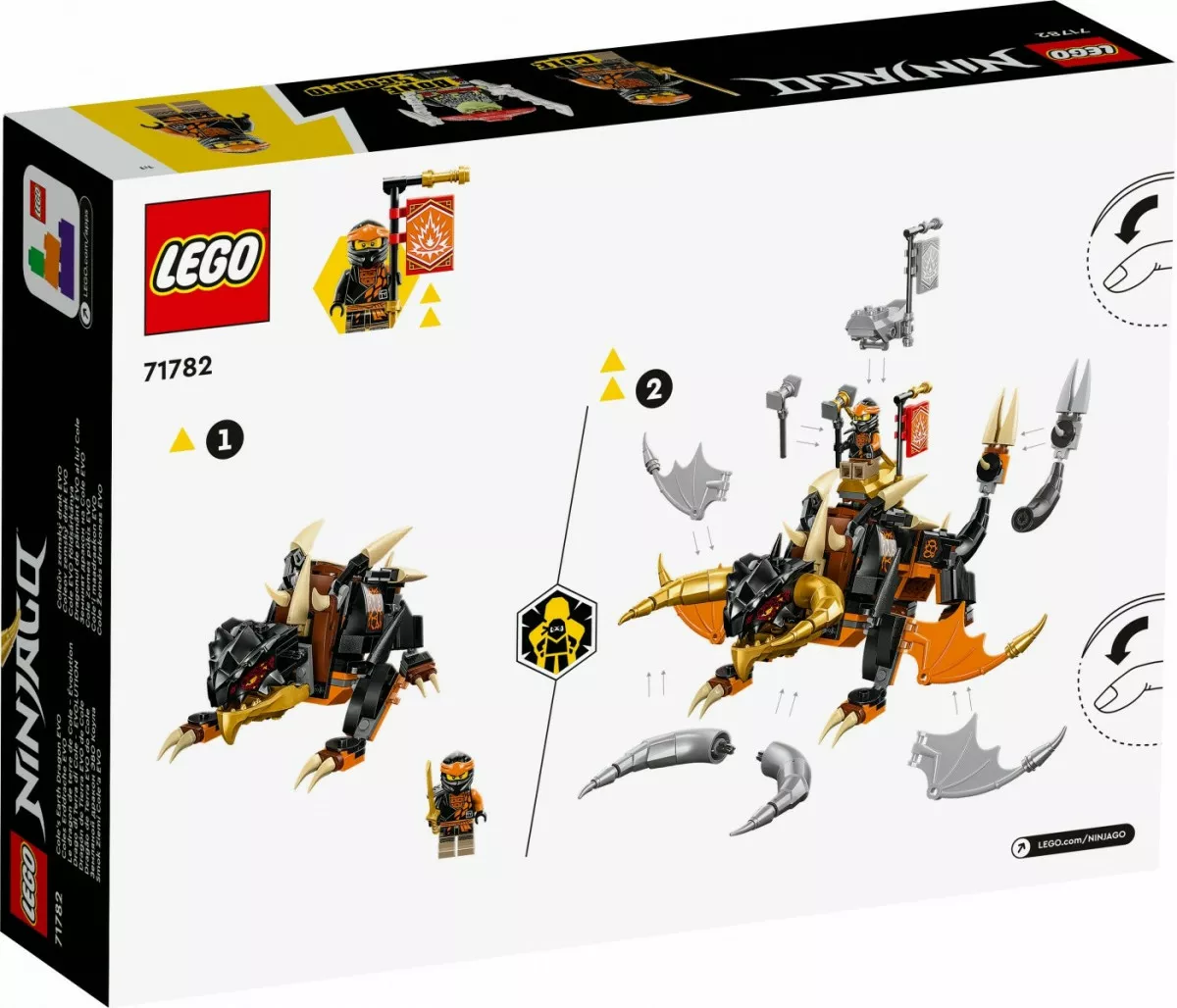 LEGO Klocki Ninjago 71782 Smok Ziemi Colea EVO