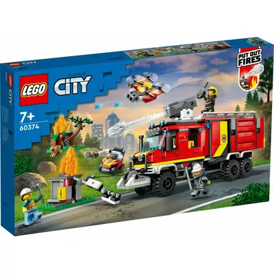 LEGO Klocki City 60374 Terenowy pojazd straży pożarnej
