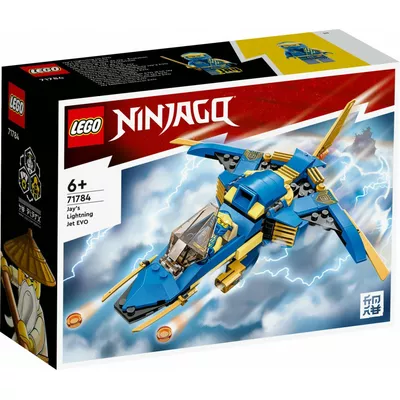 LEGO Klocki Ninjago 71784 Odrzutowiec ponaddźwiękowy Jaya EVO
