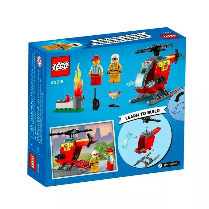 LEGO Klocki City 60318 Helikopter strażacki