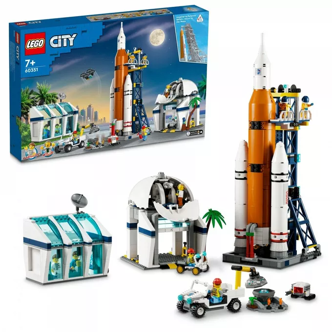 LEGO Klocki City 60351 Start rakiety z kosmodromu
