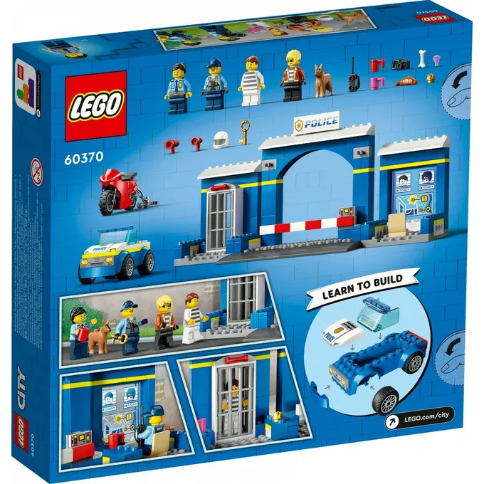 LEGO Klocki City 60370 Posterunek policji - pościg