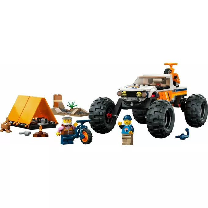 LEGO Klocki City 60387 Przygody samochodem terenowym z napędem 4x4