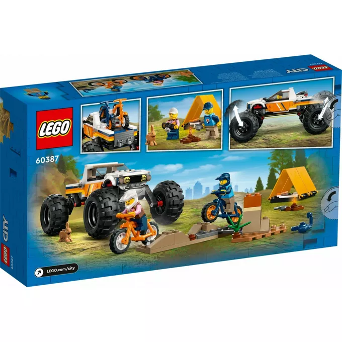 LEGO Klocki City 60387 Przygody samochodem terenowym z napędem 4x4