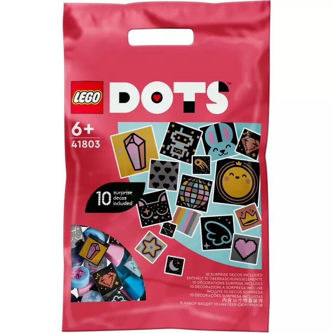LEGO Klocki DOTS 41803 Dodatki DOTS - seria 8, błyskotki
