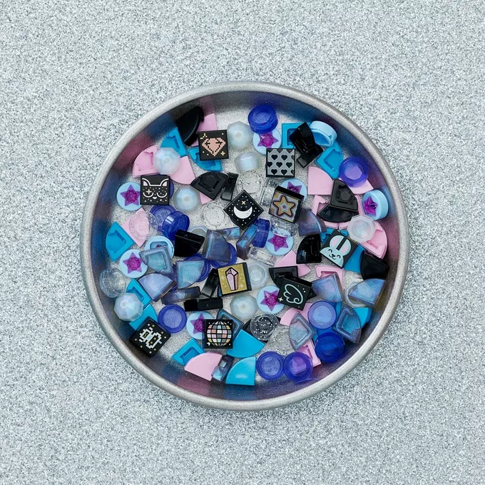 LEGO Klocki DOTS 41803 Dodatki DOTS - seria 8, błyskotki