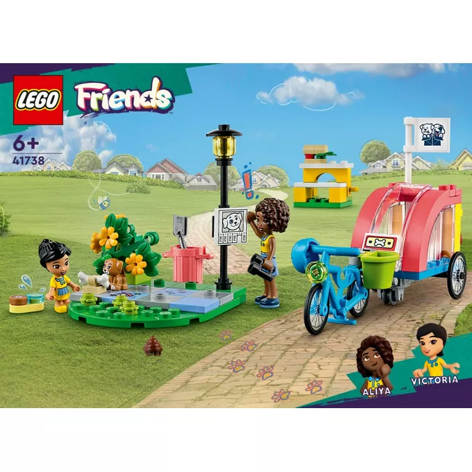 LEGO Klocki Friends 41738 Rower do ratowania psów