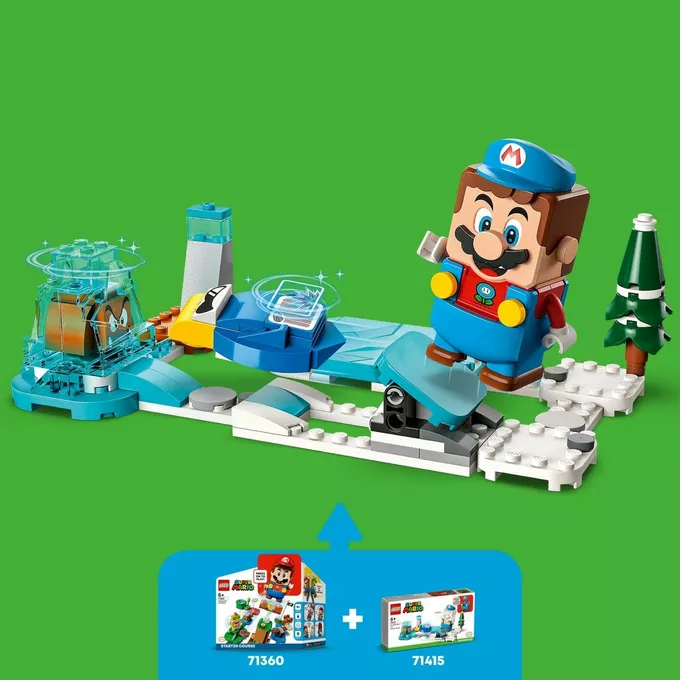 LEGO Klocki Super Mario 71415 Mario - lodowy strój i kraina lodu - zestaw rozszerzający