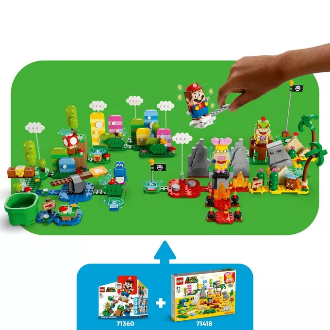 LEGO Klocki Super Mario 71418 Kreatywna skrzyneczka - zestaw twórcy