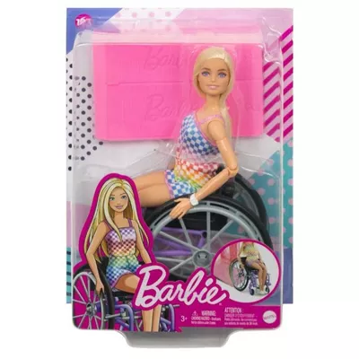 Mattel Lalka Barbie Fashionistas Na wózku strój w kratkę