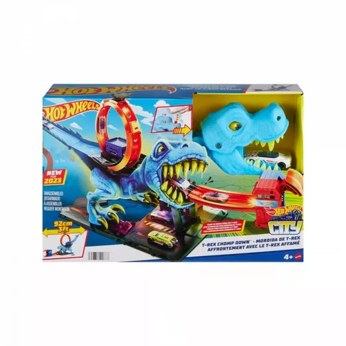 Hot Wheels Zestaw City Pętla T- rexa
