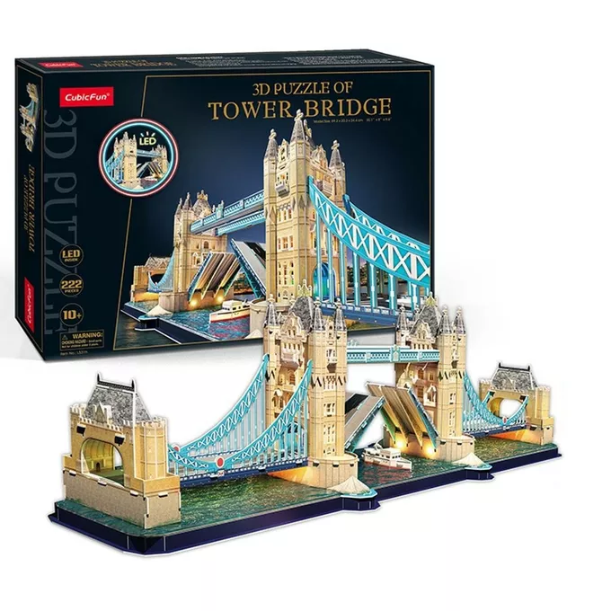 Cubic Fun Puzzle 3D - Tower Bridge led