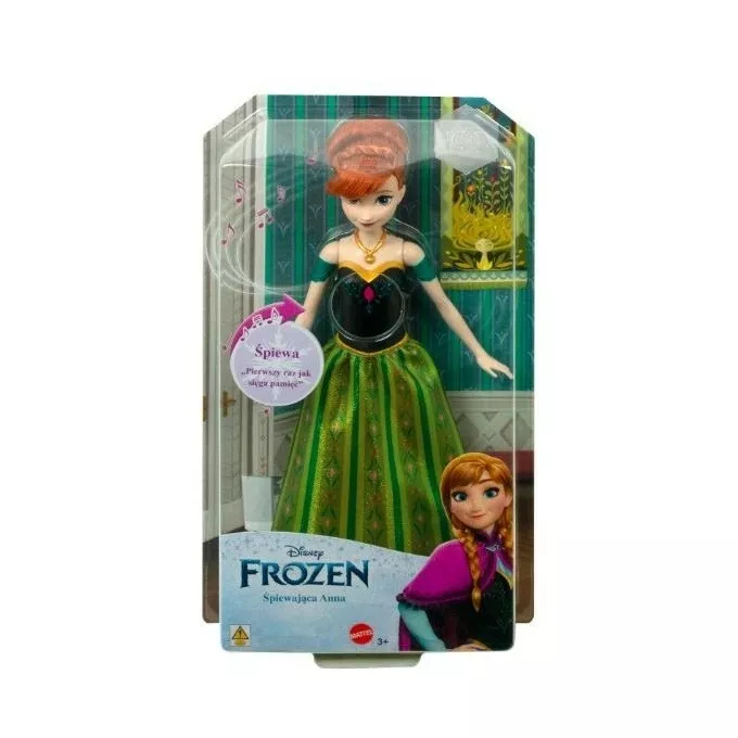 Mattel Lalka Disney Frozen Śpiewająca Anna