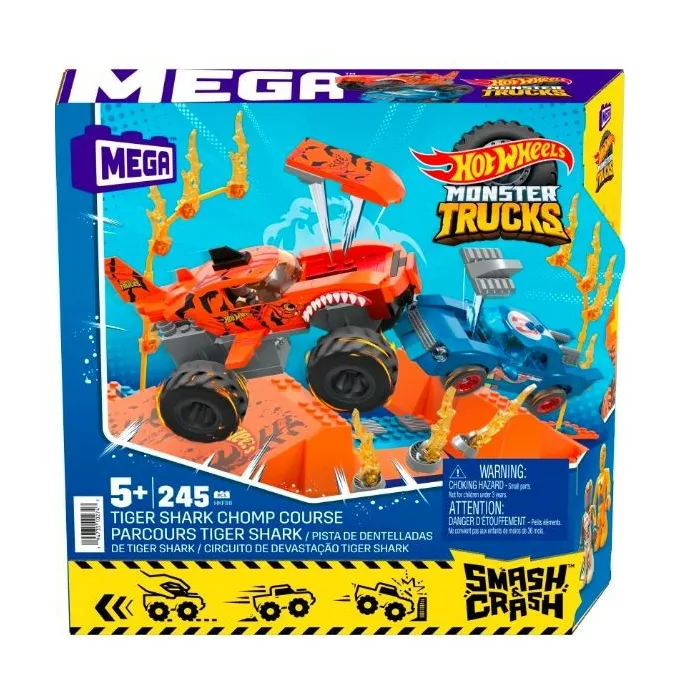 Mega Bloks Klocki Hot Wheels Tiger Shark