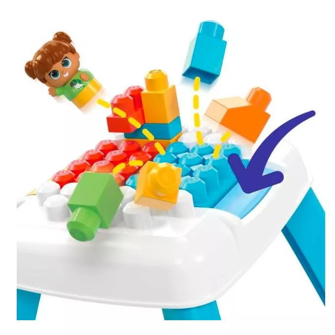 Mega Bloks Stolik z klockami Buduj i zrzucaj