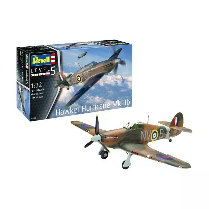 Revell Model plastikowy Samolot Hawker Hurricane MK IIB 1/32