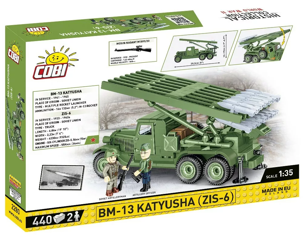 Cobi Klocki Klocki BM-13 Katyusha (ZIS-6)