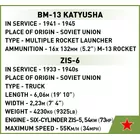 Cobi Klocki Klocki BM-13 Katyusha (ZIS-6)