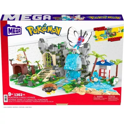 Mega Bloks Klocki Mega Pokemon Wielka przygoda w dżungli 1362 elementów
