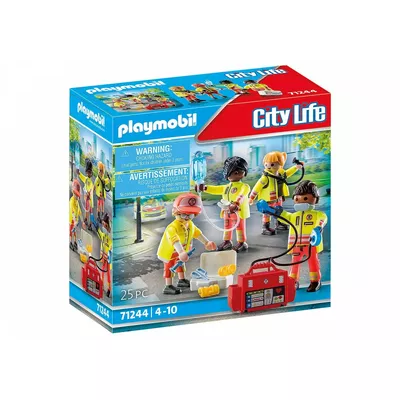 Playmobil Figurki City Life 71244 Zespół ratunkowy