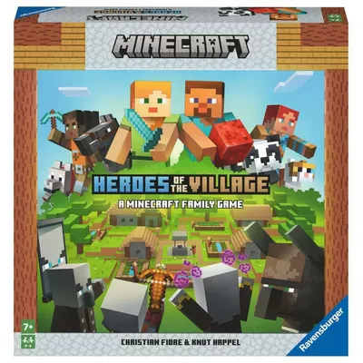 Ravensburger Polska Gra Minecraft dla dzieci Uratuj wioskę