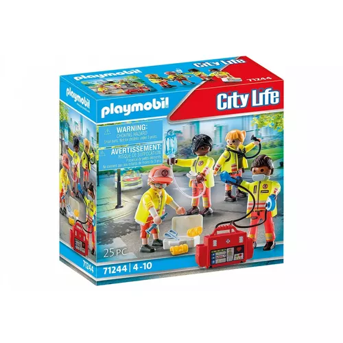 Playmobil Figurki City Life 71244 Zespół ratunkowy