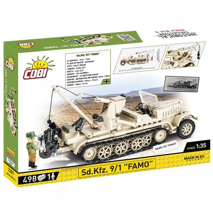 Cobi Klocki Klocki Sd.Kfz. 9/1 Famo