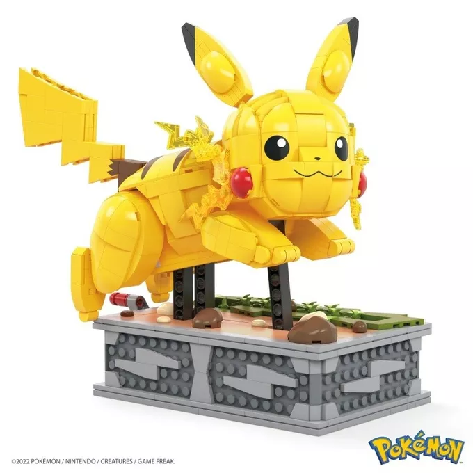 Mega Bloks Klocki Mega Pokemon ruchomy Pikachu 1095 elementów
