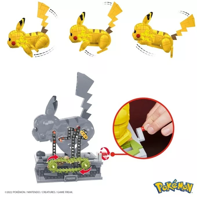 Mega Bloks Klocki Mega Pokemon ruchomy Pikachu 1095 elementów
