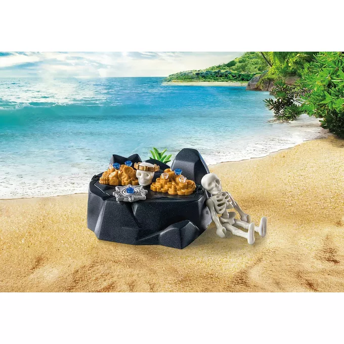 Playmobil Figurka Pirates 71254 Starter Pack Pirat z łodzią