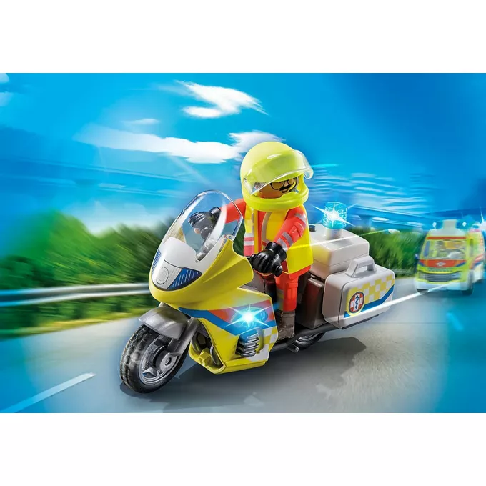 Playmobil Zestaw z figurką City Life 71205 Motor ratunkowy ze światłem