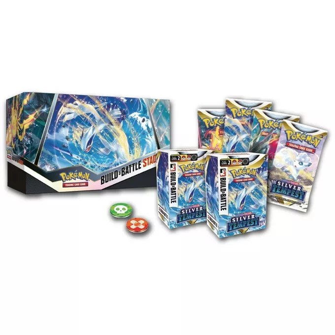 Pokemon TCG Karty Silver Tempest Build and Battle Stadium