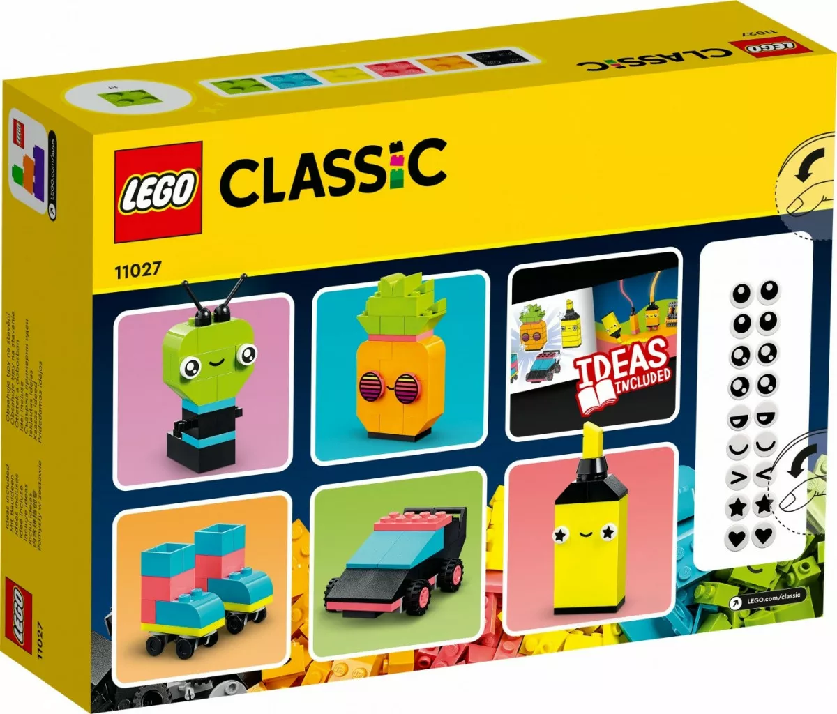 LEGO Klocki Classic 11027 Kreatywna zabawa neonowymi kolorami