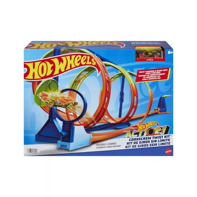 Hot Wheels Tor samochodowy Action Serpentyna potrójny zakręt