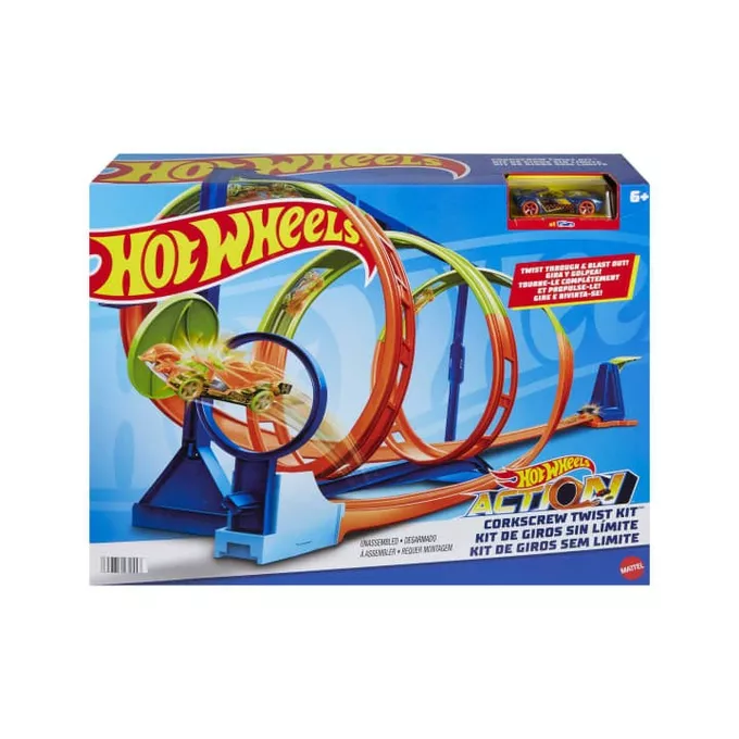 Hot Wheels Tor samochodowy Action Serpentyna potrójny zakręt