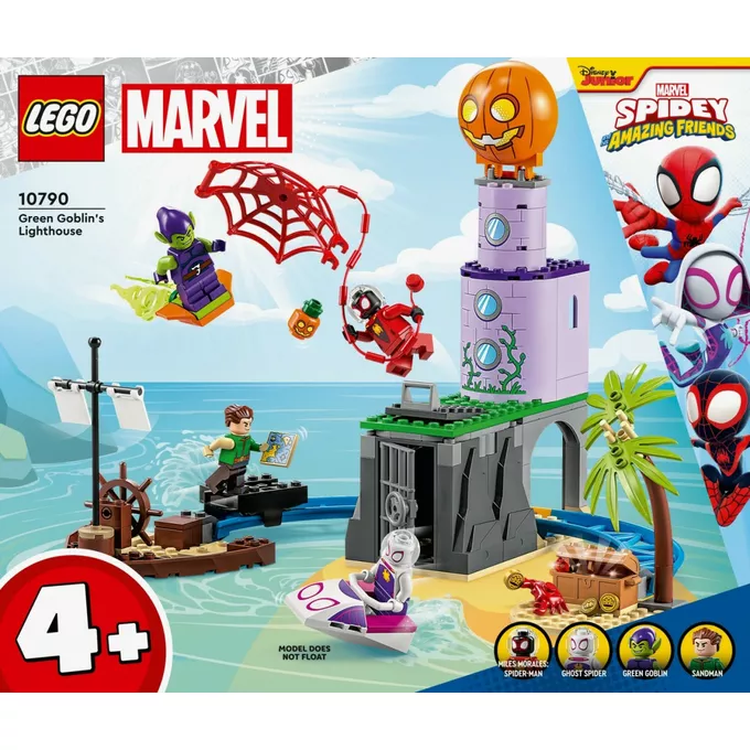 LEGO Klocki Super Heroes 10790 Drużyna Spider-Mana w latarni Zielonego Goblina