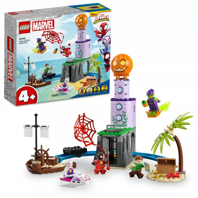 LEGO Klocki Super Heroes 10790 Drużyna Spider-Mana w latarni Zielonego Goblina
