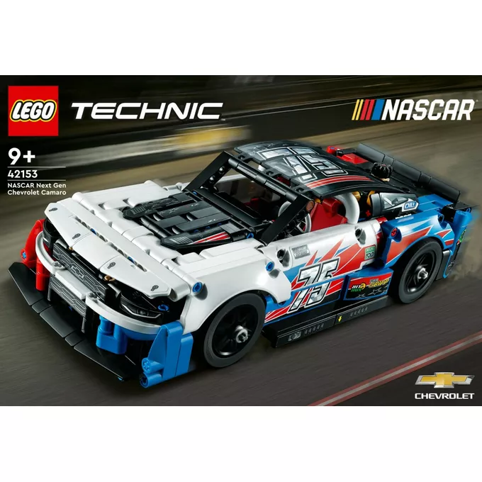 LEGO Klocki Technic 42153 Nowy Chevrolet Camaro ZL1 z serii NASCAR
