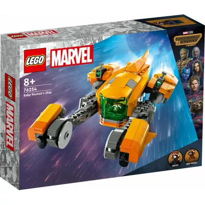 LEGO Klocki Super Heroes 76254 Statek kosmiczny małego Rocketa