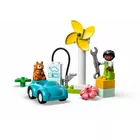 LEGO DUPLO 10985 Turbina wiatrowa i samochód elektryczny