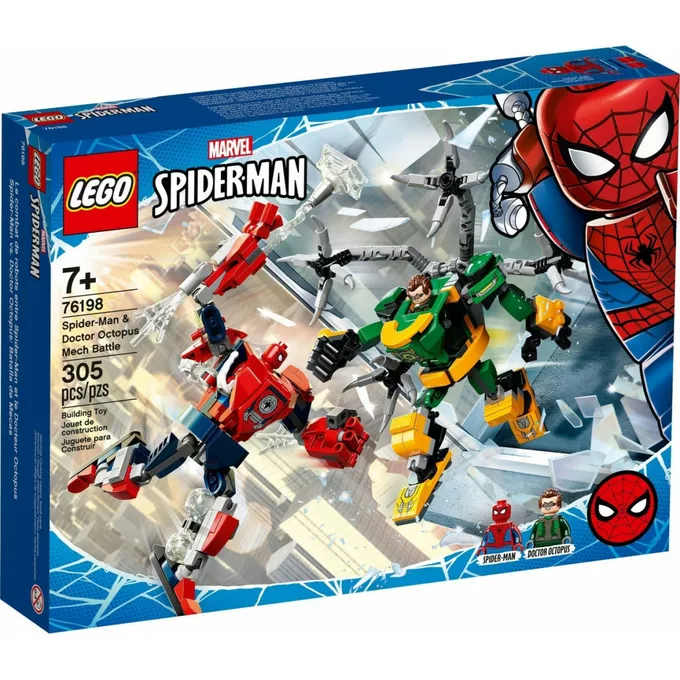 LEGO Klocki Super Heroes 76198 Bitwa mechów Spider-Mana i Doktora Octopusa