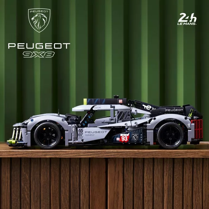 LEGO Technic 42156 PEUGEOT 9X8 24H Le Mans Hybrid Hypercar